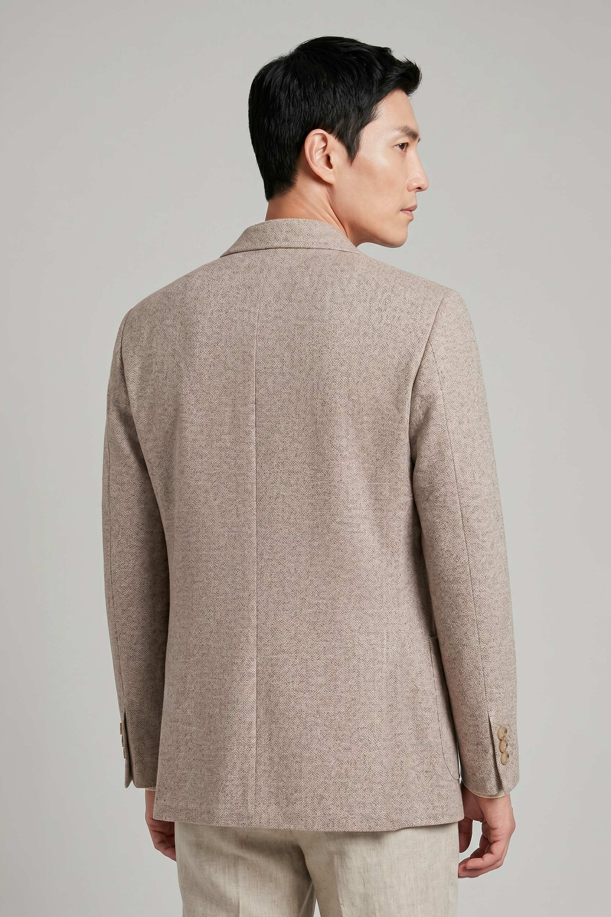 Unlined jacquard cotton jersey blazer - MONTEZEMOLO