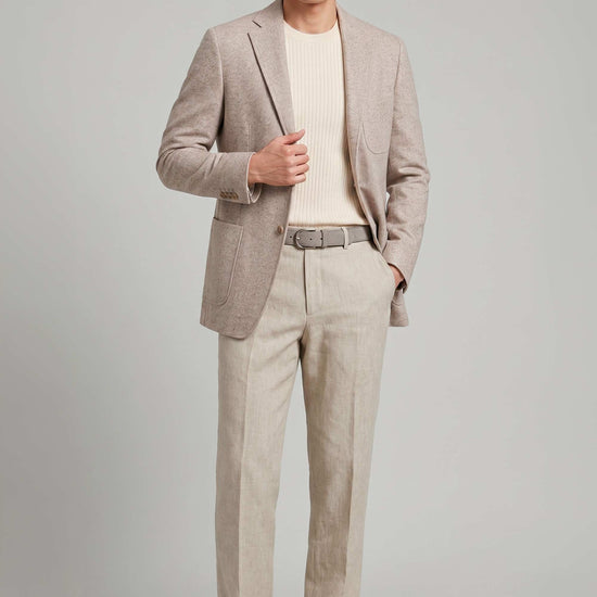 Unlined jacquard cotton jersey blazer - MONTEZEMOLO