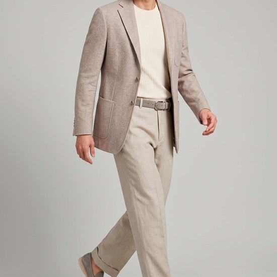 Unlined jacquard cotton jersey blazer - MONTEZEMOLO
