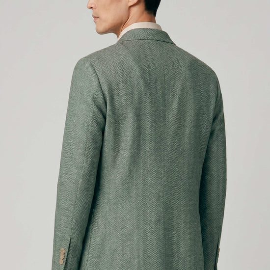 Unlined herringbone jacquard jersey jacket - MONTEZEMOLO