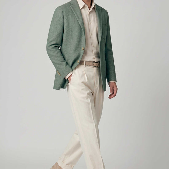 Unlined herringbone jacquard jersey jacket - MONTEZEMOLO