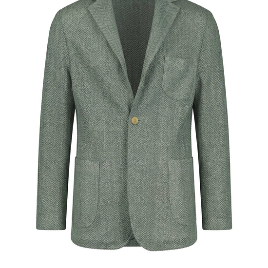 Unlined herringbone jacquard jersey jacket - MONTEZEMOLO