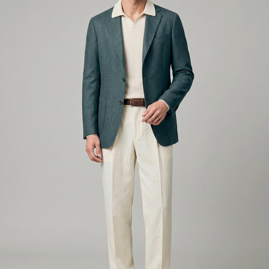 Unlined Wool&Silk Blazer - Loro Piana® fabrics - MONTEZEMOLO