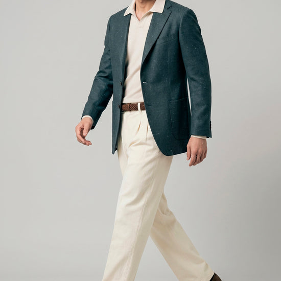 Unlined Wool&Silk Blazer - Loro Piana® fabrics - MONTEZEMOLO