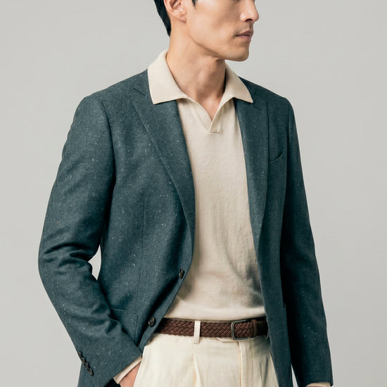 Unlined Wool&Silk Blazer - Loro Piana® fabrics - MONTEZEMOLO