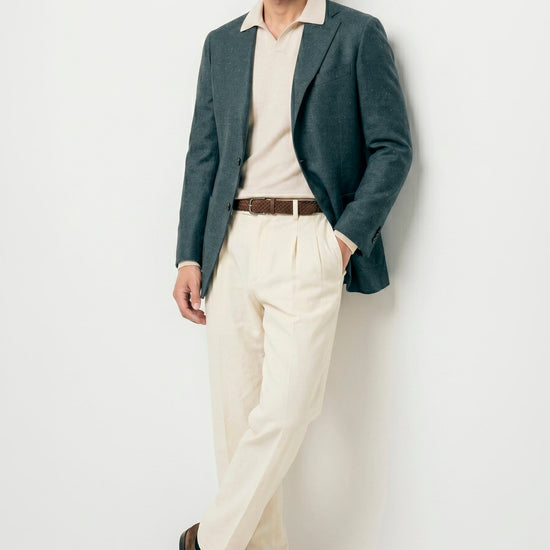 Unlined Wool&Silk Blazer - Loro Piana® fabrics - MONTEZEMOLO