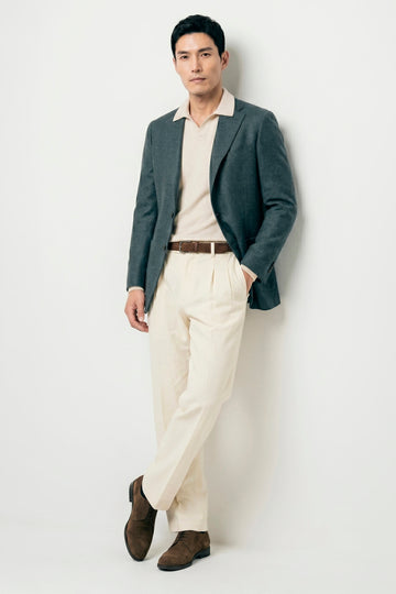 Unlined Wool&Silk Blazer - Loro Piana® fabrics - MONTEZEMOLO