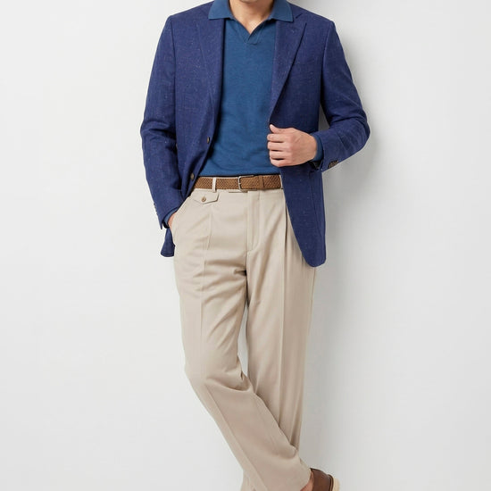Unlined Wool&Silk Blazer - Loro Piana® fabrics - MONTEZEMOLO