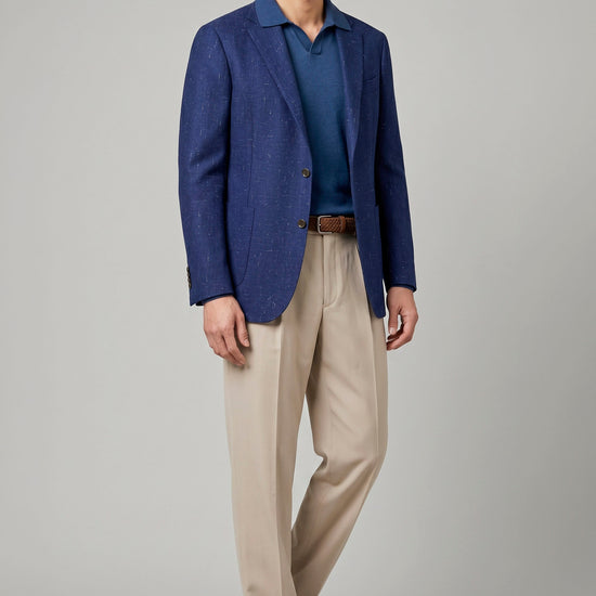 Unlined Wool&Silk Blazer - Loro Piana® fabrics - MONTEZEMOLO