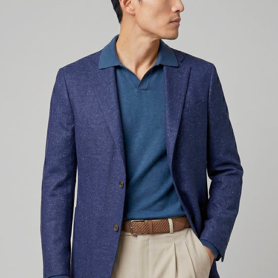 Unlined Wool&Silk Blazer - Loro Piana® fabrics - MONTEZEMOLO