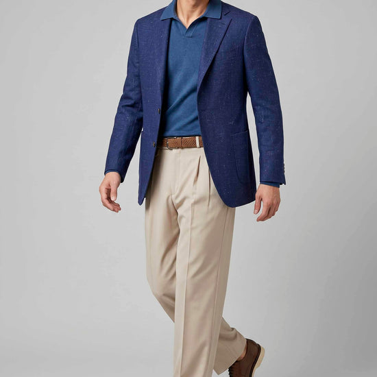 Unlined Wool&Silk Blazer - Loro Piana® fabrics - MONTEZEMOLO
