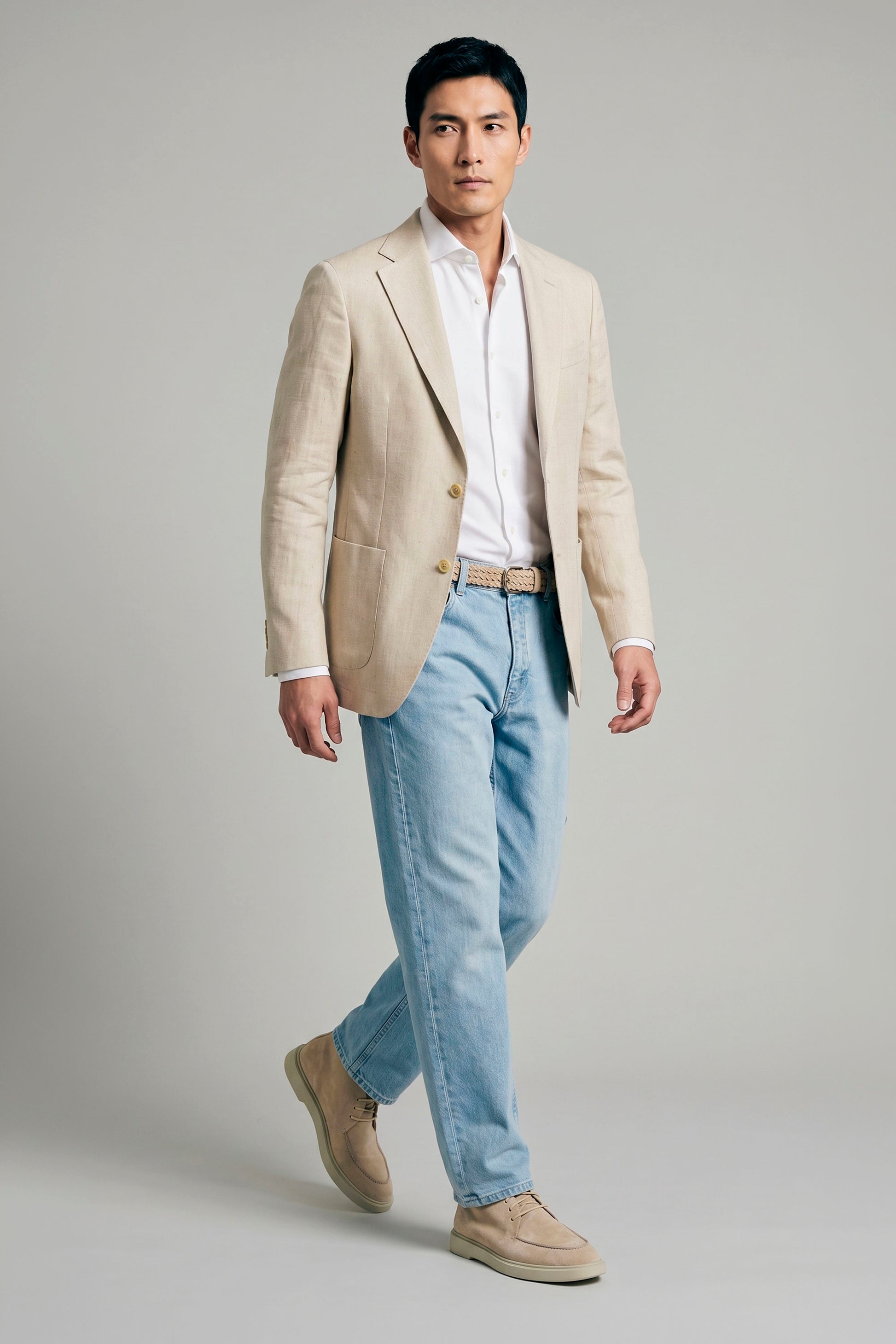 Unlined Wool&Silk Blazer - Loro Piana® fabrics - MONTEZEMOLO