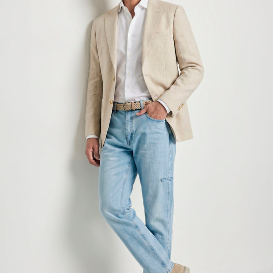 Unlined Wool&Silk Blazer - Loro Piana® fabrics - MONTEZEMOLO