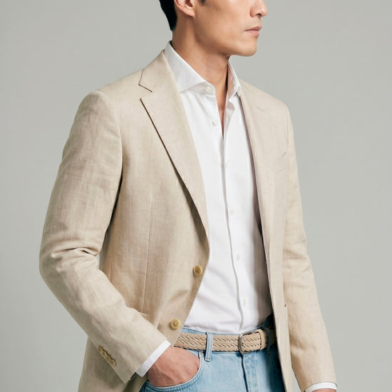 Unlined Wool&Silk Blazer - Loro Piana® fabrics - MONTEZEMOLO