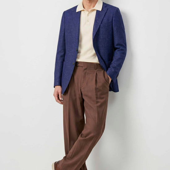 Unlined Wool&Silk Blazer - Loro Piana® fabrics - MONTEZEMOLO