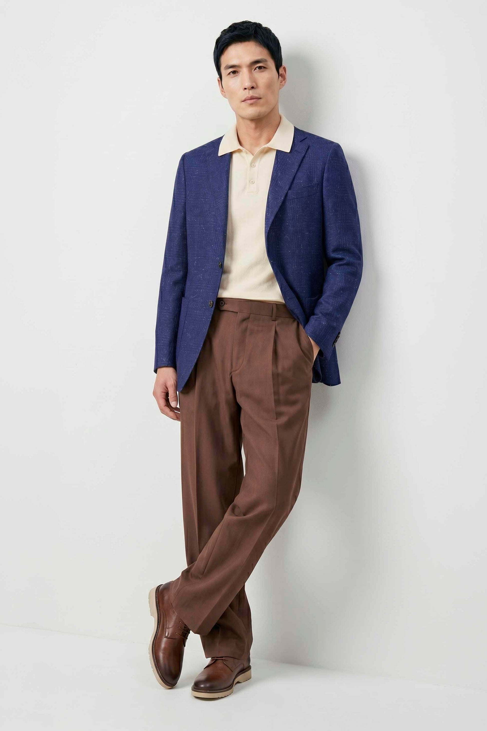 Unlined Wool&Silk Blazer - Loro Piana® fabrics - MONTEZEMOLO