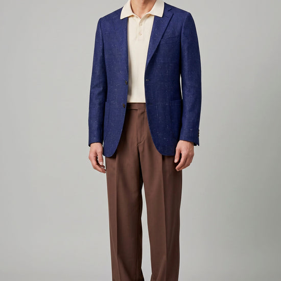 Unlined Wool&Silk Blazer - Loro Piana® fabrics - MONTEZEMOLO