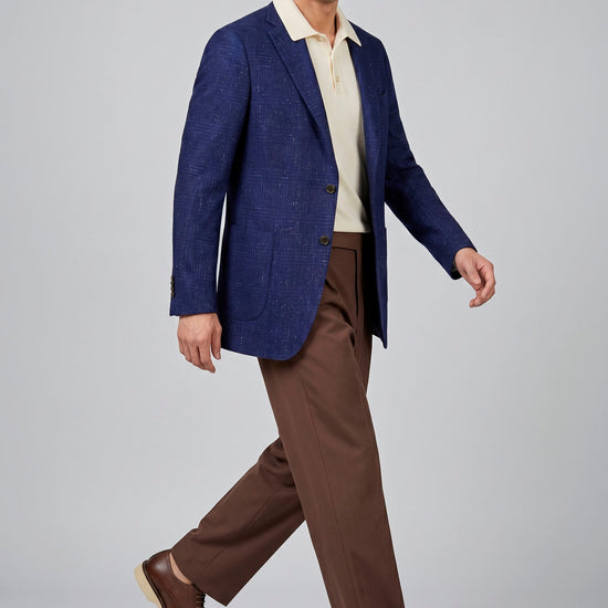 Unlined Wool&Silk Blazer - Loro Piana® fabrics - MONTEZEMOLO