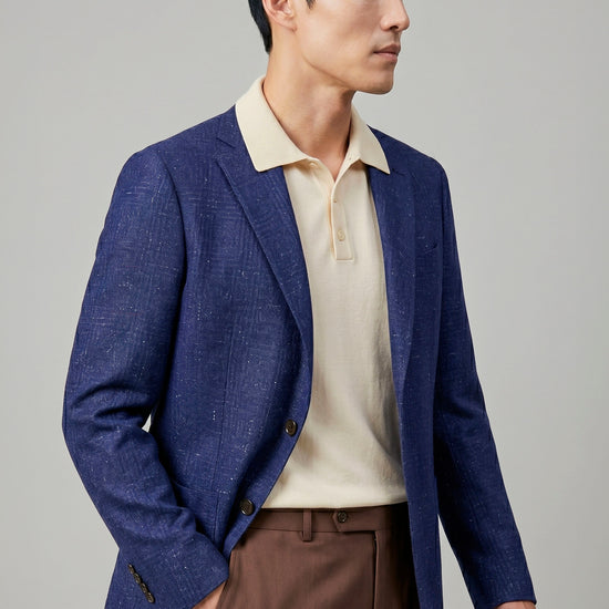 Unlined Wool&Silk Blazer - Loro Piana® fabrics - MONTEZEMOLO