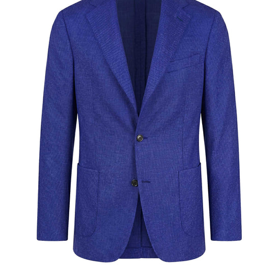 Micro-jersey jacquard blazer - Loro Piana® fabrics - MONTEZEMOLO