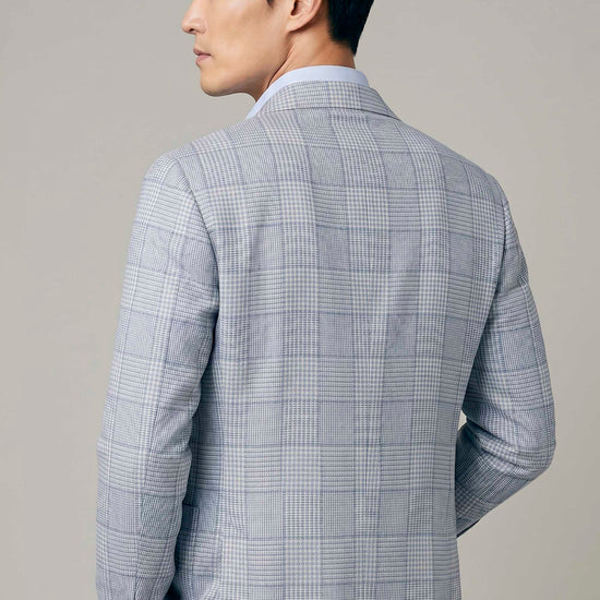 Unlined Blazer in wool, silk & linen - Loro Piana® fabrics - MONTEZEMOLO