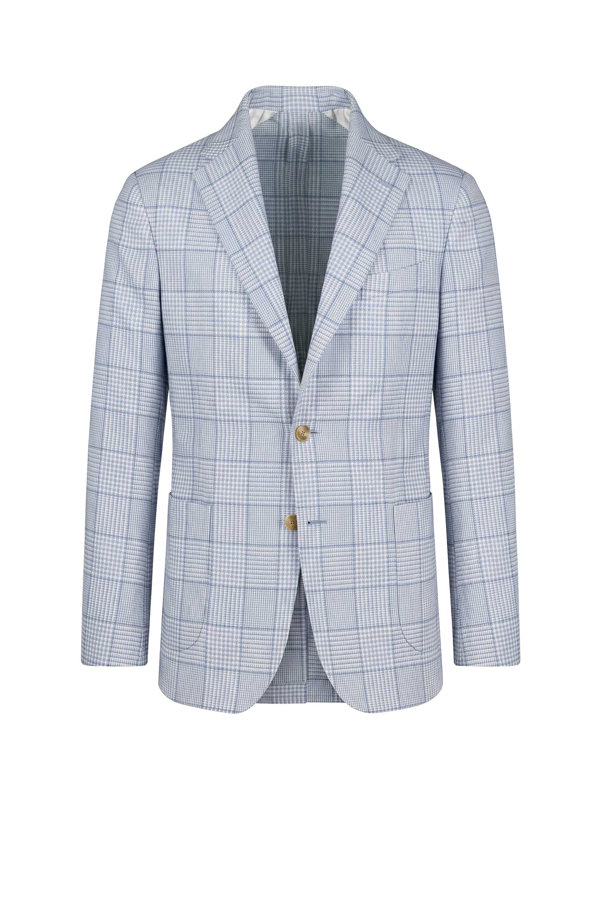 Unlined Blazer in wool, silk & linen - Loro Piana® fabrics - MONTEZEMOLO