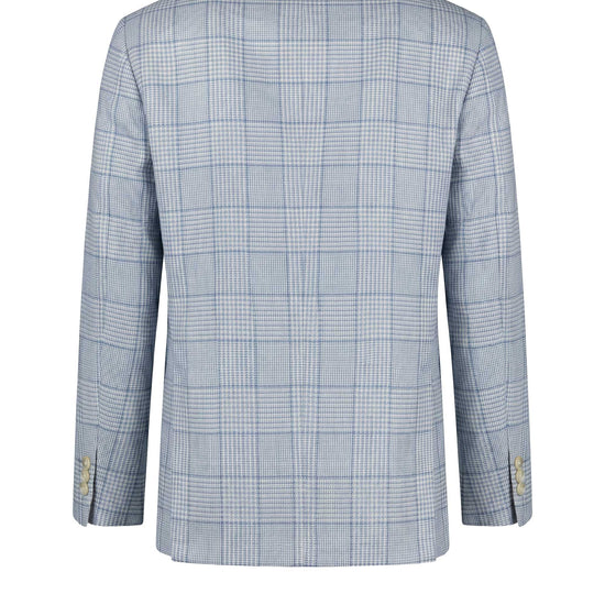 Unlined Blazer in wool, silk & linen - Loro Piana® fabrics - MONTEZEMOLO
