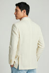 Unlined jacquard linen-cotton blazer - MONTEZEMOLO