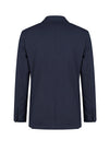Single-breasted blazer in textured stretch seersucker fabric - MONTEZEMOLO