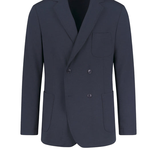 Unlined double-breasted stretch fabric jacket - MONTEZEMOLO