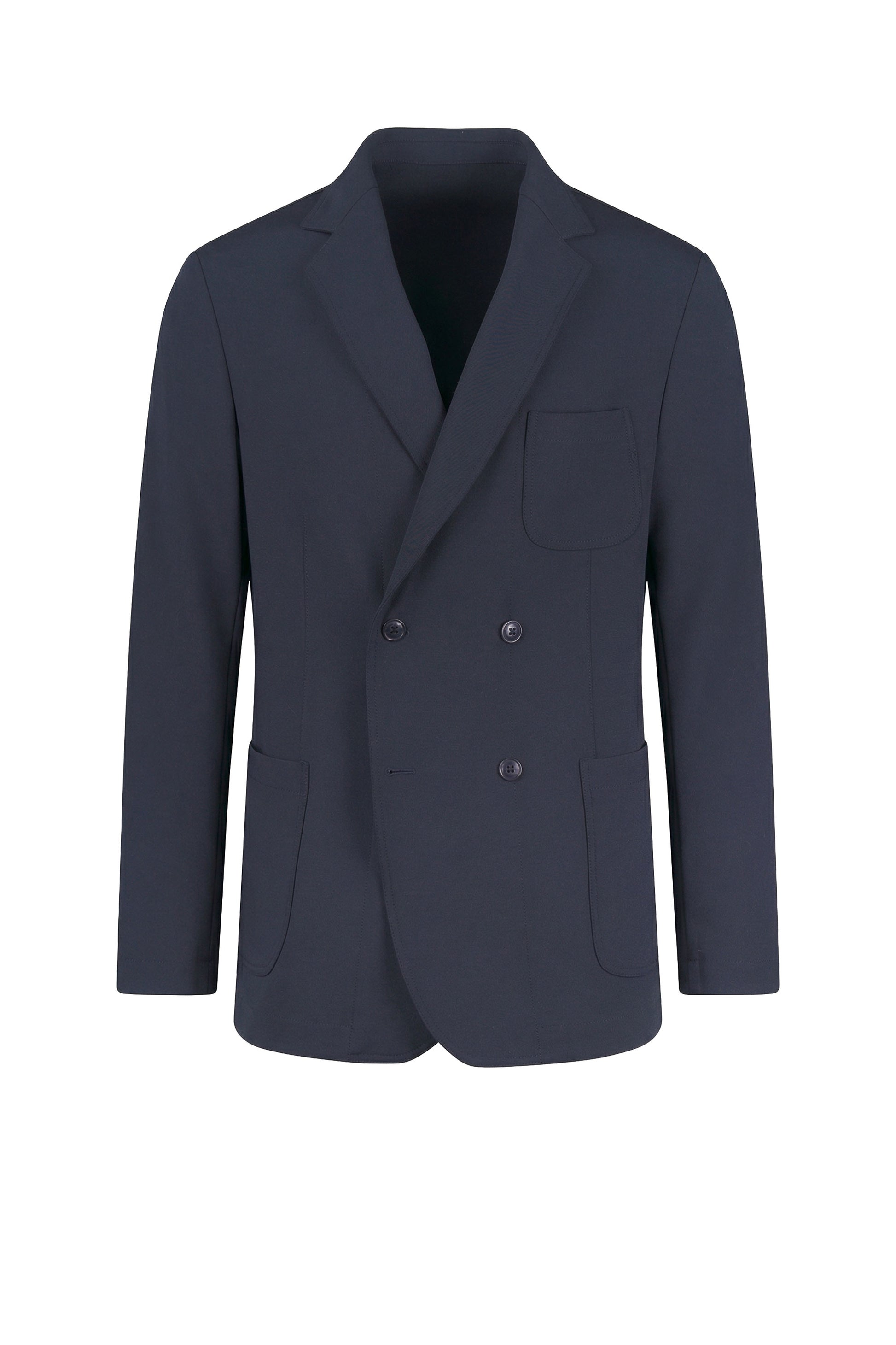Unlined double-breasted stretch fabric jacket - MONTEZEMOLO