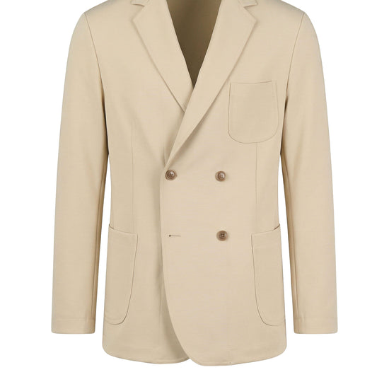 Unlined double-breasted stretch fabric jacket - MONTEZEMOLO