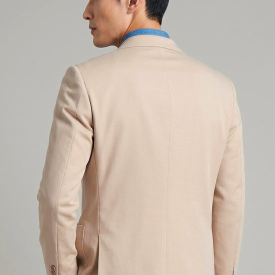 Unlined double-breasted stretch fabric jacket - MONTEZEMOLO