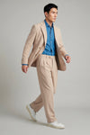 Unlined double-breasted stretch fabric jacket - MONTEZEMOLO
