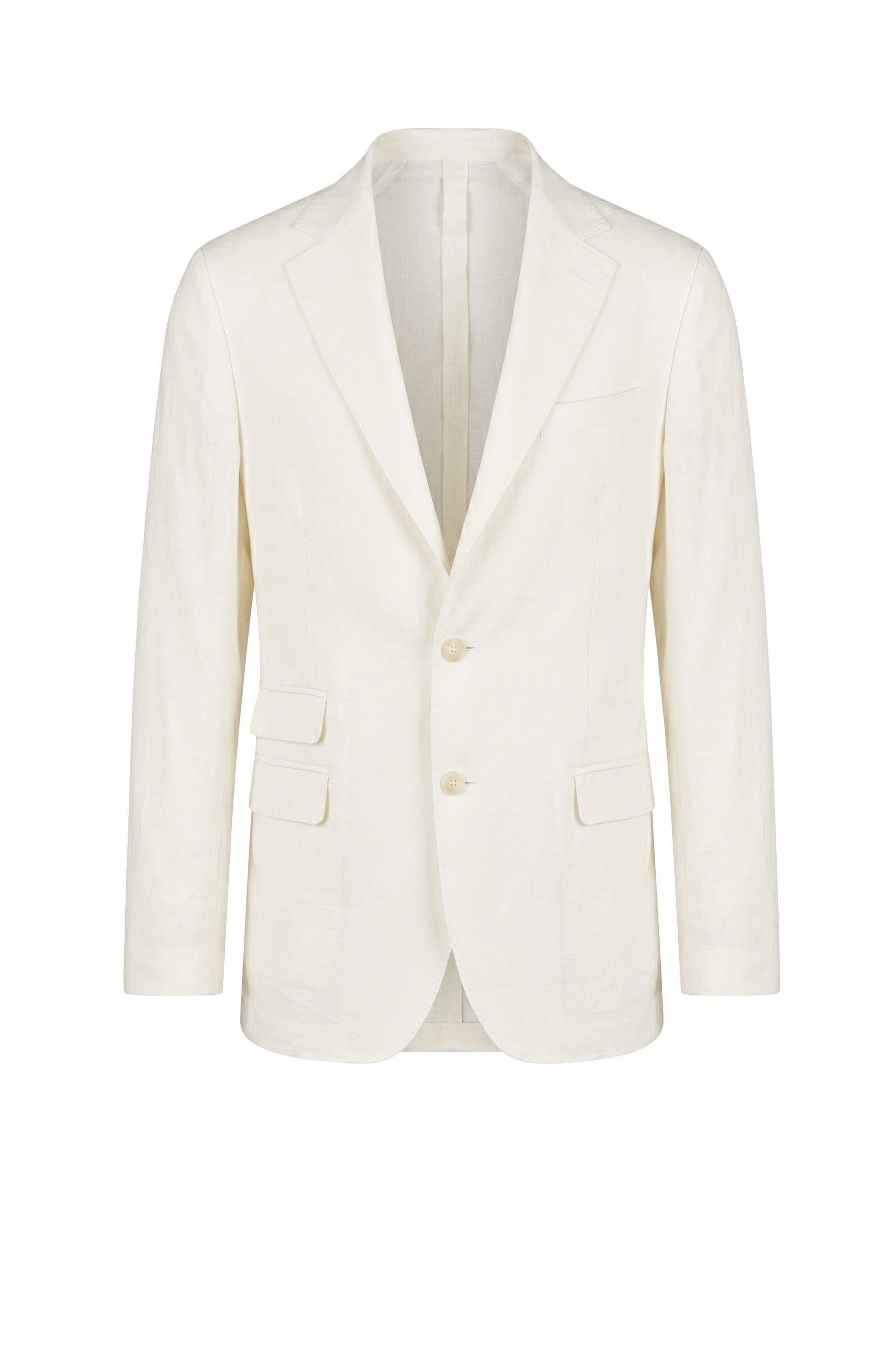 Unlined single-breasted pure linen jacket - MONTEZEMOLO