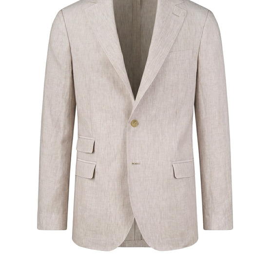 Unlined single-breasted pure linen jacket - MONTEZEMOLO