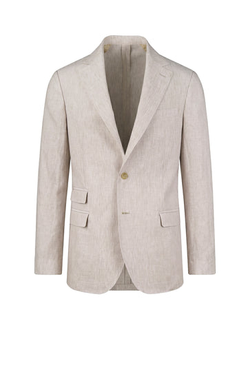 Unlined single-breasted pure linen jacket - MONTEZEMOLO