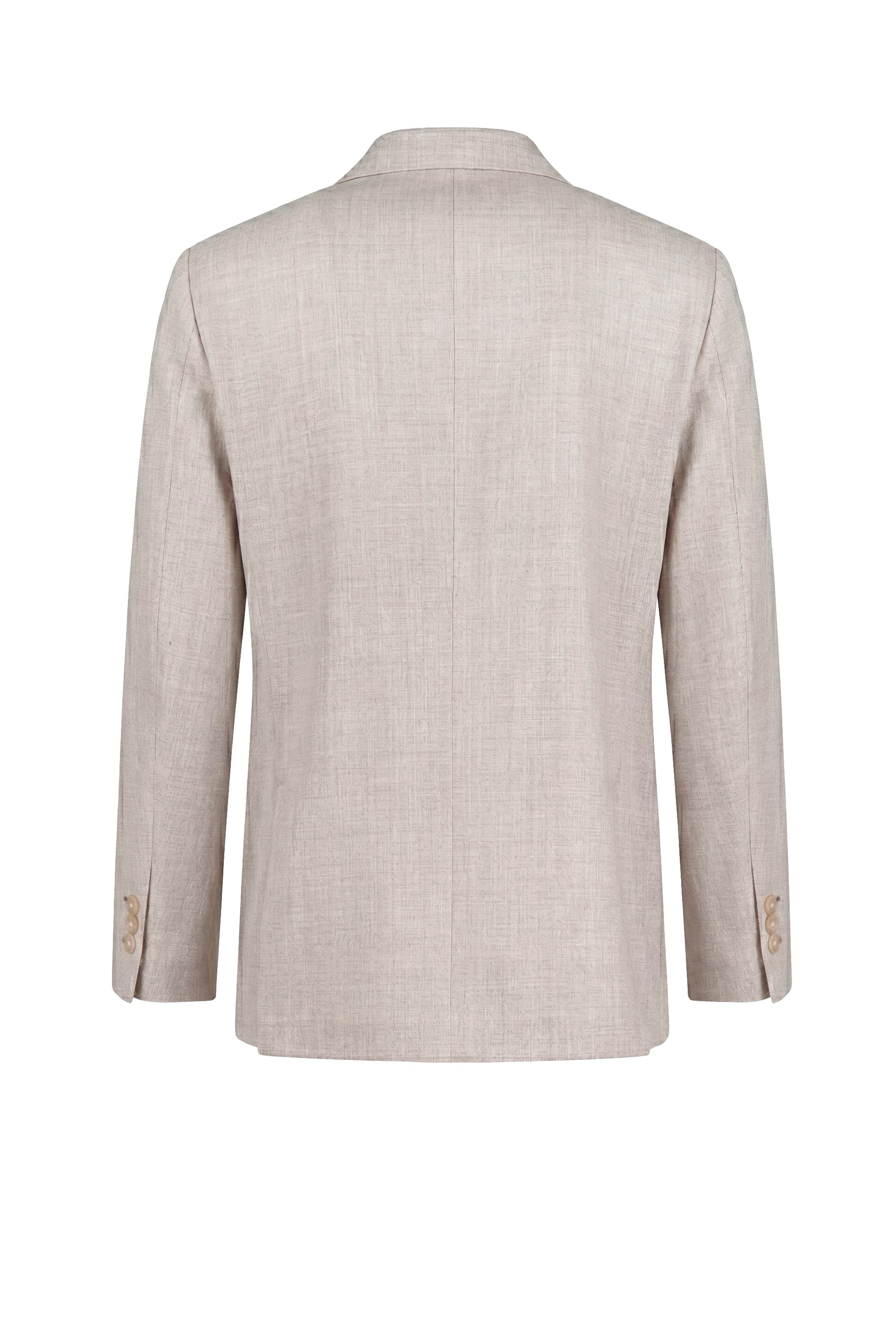 Unlined single-breasted pure linen jacket - MONTEZEMOLO
