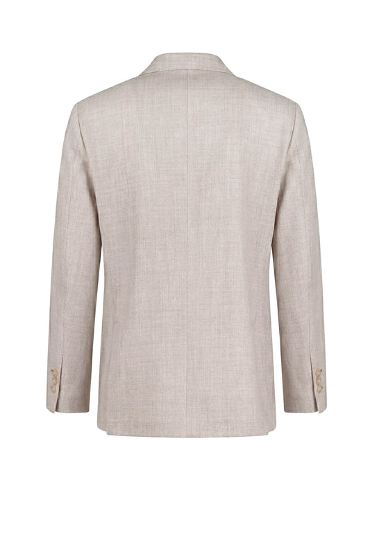 Unlined single-breasted pure linen jacket - MONTEZEMOLO