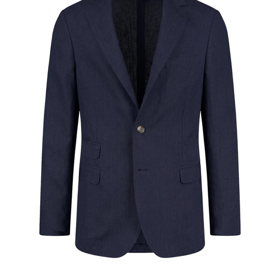Unlined single-breasted pure linen jacket - MONTEZEMOLO