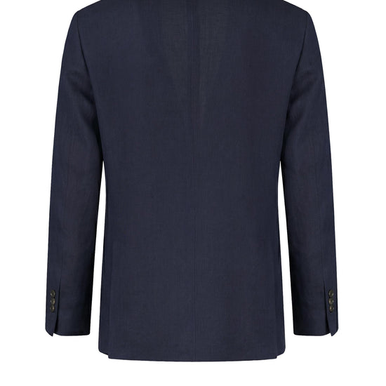 Unlined single-breasted pure linen jacket - MONTEZEMOLO