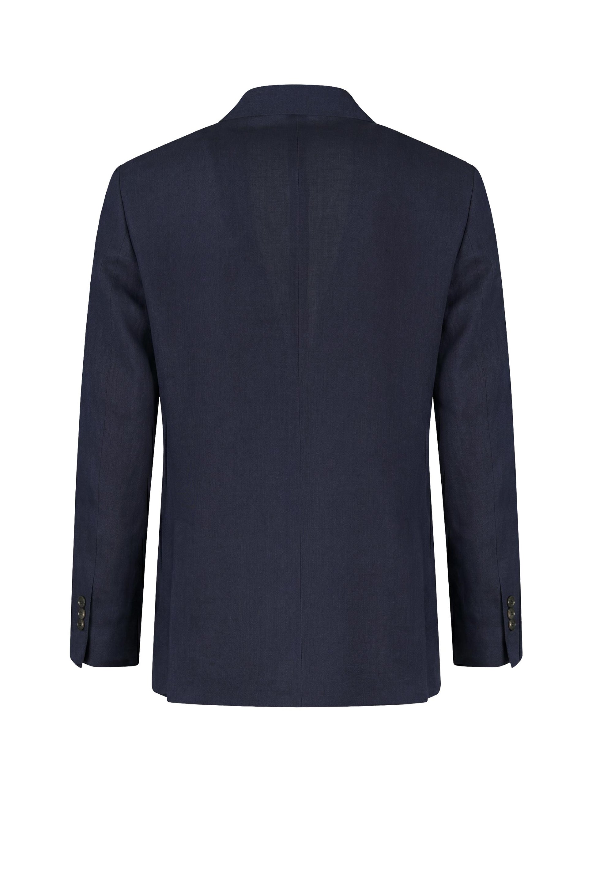 Unlined single-breasted pure linen jacket - MONTEZEMOLO