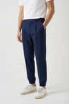 ZMART jersey trousers with pleat - MONTEZEMOLO