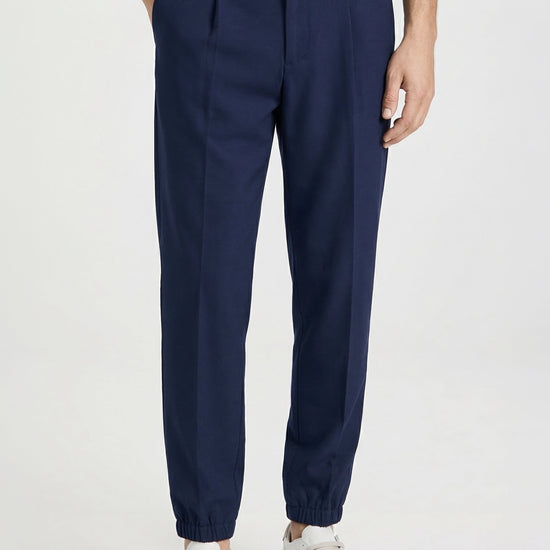 ZMART jersey trousers with pleat - MONTEZEMOLO