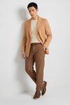 Double-breasted linen and silk blazer - MONTEZEMOLO