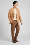 Double-breasted linen and silk blazer - MONTEZEMOLO