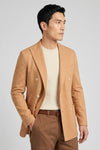 Double-breasted linen and silk blazer - MONTEZEMOLO