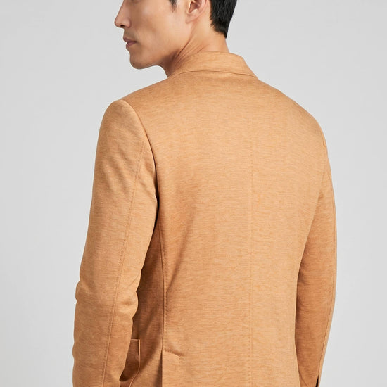 Double-breasted linen and silk blazer - MONTEZEMOLO