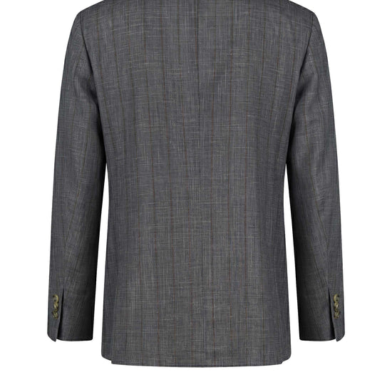 Doublebreasted blazer in wool, silk & linen - Loro Piana® fabrics - MONTEZEMOLO