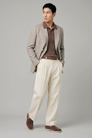 Double-breasted jacket - Loro Piana® fabrics - MONTEZEMOLO